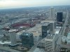View of St Louis from the top of the Gateway Arch