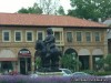 Sculpture at Wydown and Hanley Road in Clayton
