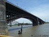 The Historic Eads Bridge on the St Louis Riverfront