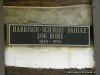 Plaque on the Harrison-Schmidt-Dahlke Log Home