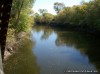 The Femme Osage Creek seen from the Katy Trail bridge