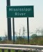 Mississippi River Sign at Jefferson Barracks Bridge