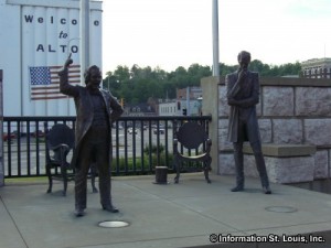 Lincoln Douglas Square in Alton Illinois