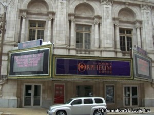 Roberts Orpheum Theater in downtown St Louis