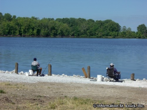 Fishing at Creve Coeur Lake